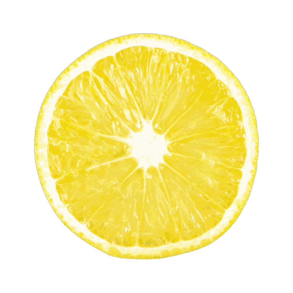 Citron jaune déshydraté
